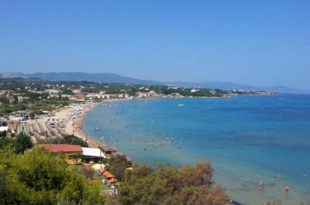 The beach nearby